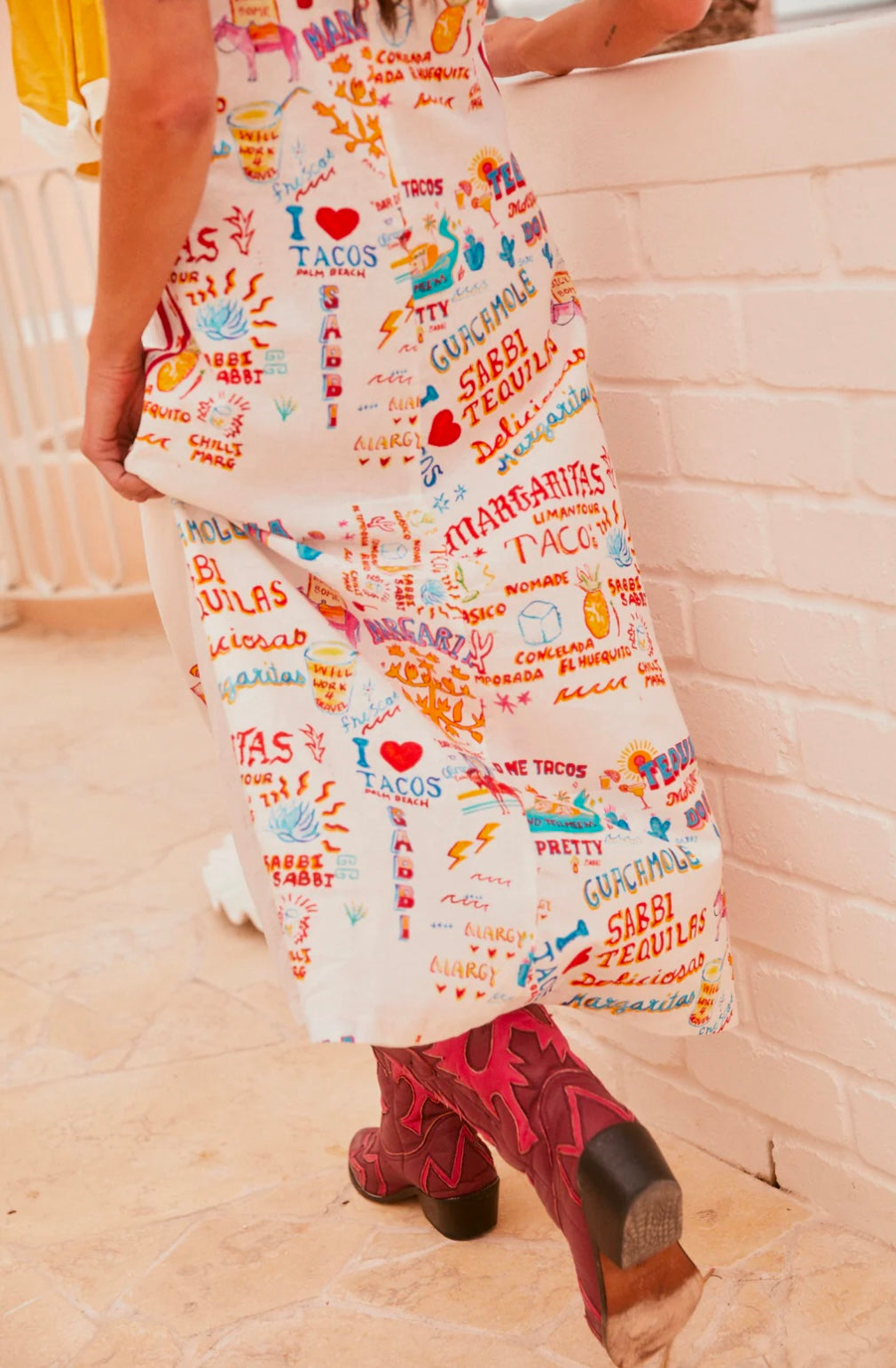 THE SIESTA DRESS FEED ME TACOS