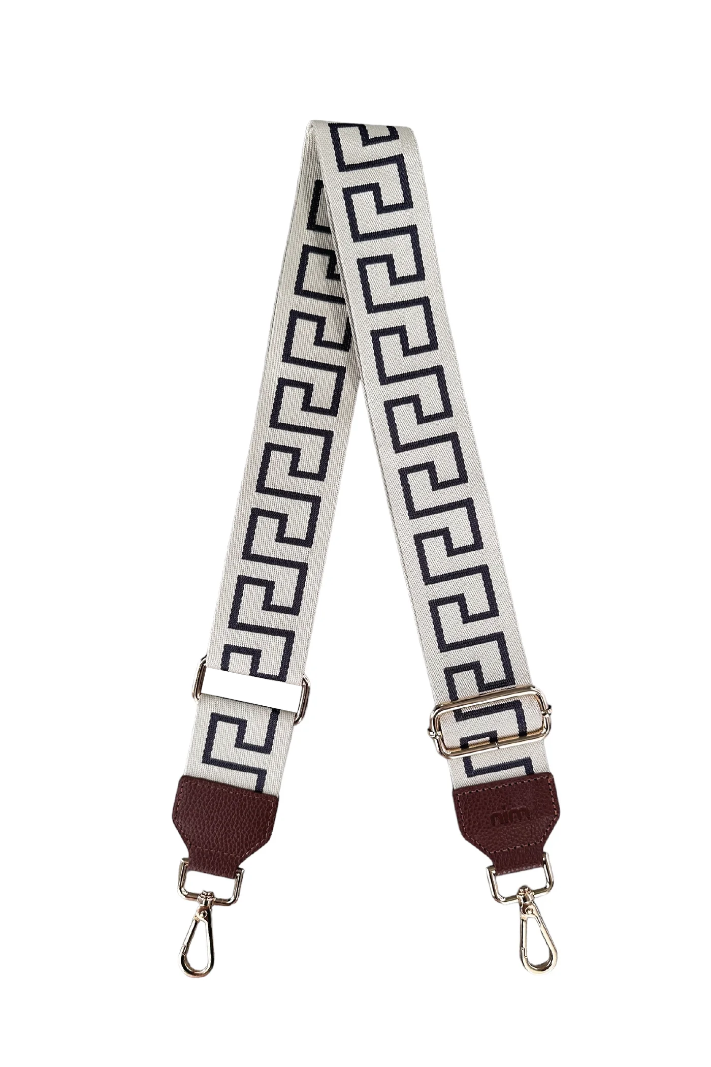 Nim Shoulder Strap - Bone/Charcoal