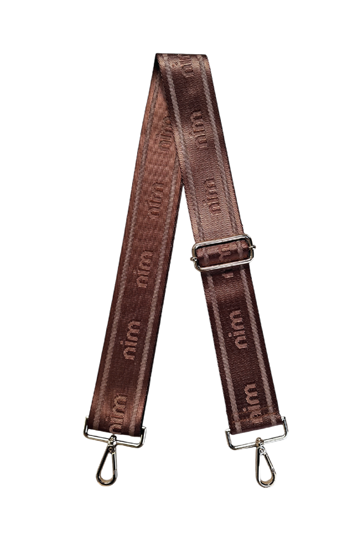 Nim Shoulder Strap -Cocoa/Gold Mono