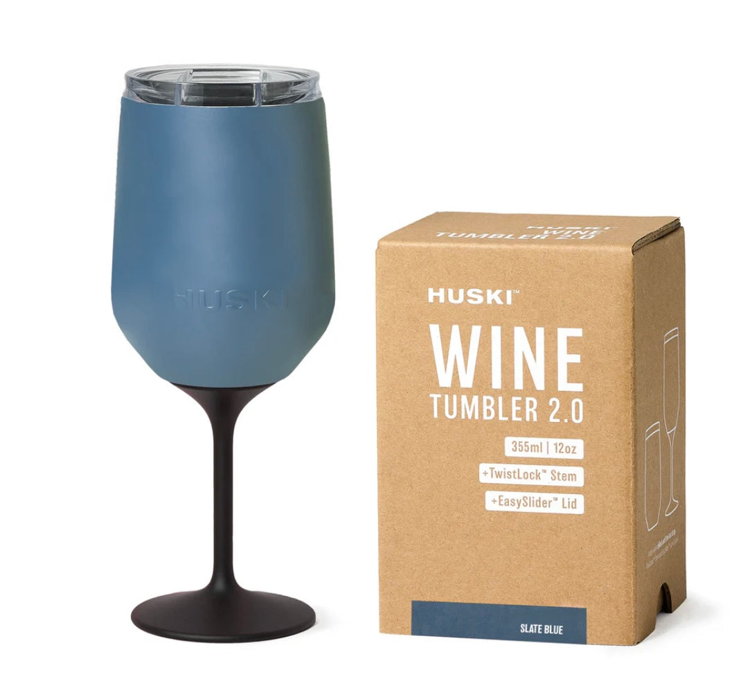 WINE TUMBLER 2.0 - TwistLock Stem - Slate Blue Limited Edition