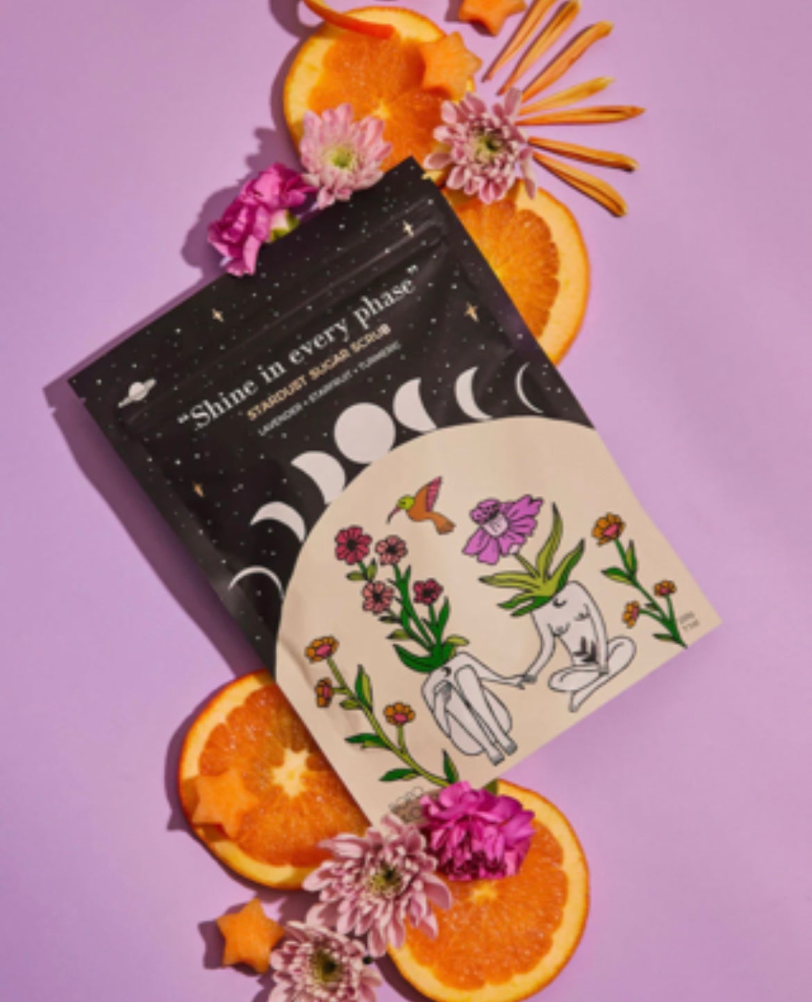 Stardust Sugar Scrub - Lavender + Starfruit + Turmeric