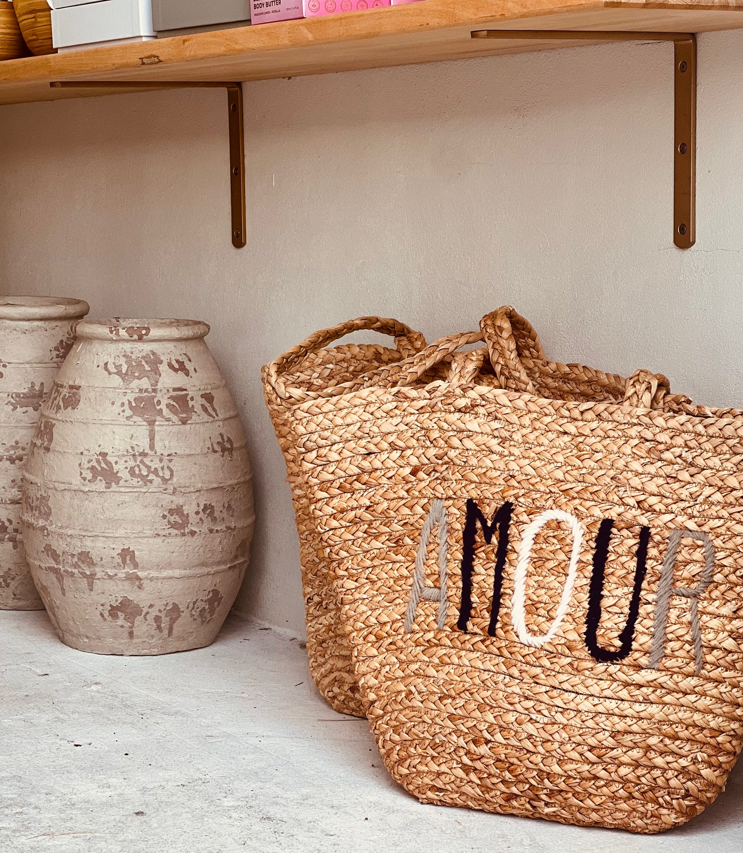 PARISIENNE HYACINTH TOTE BAG - Amour