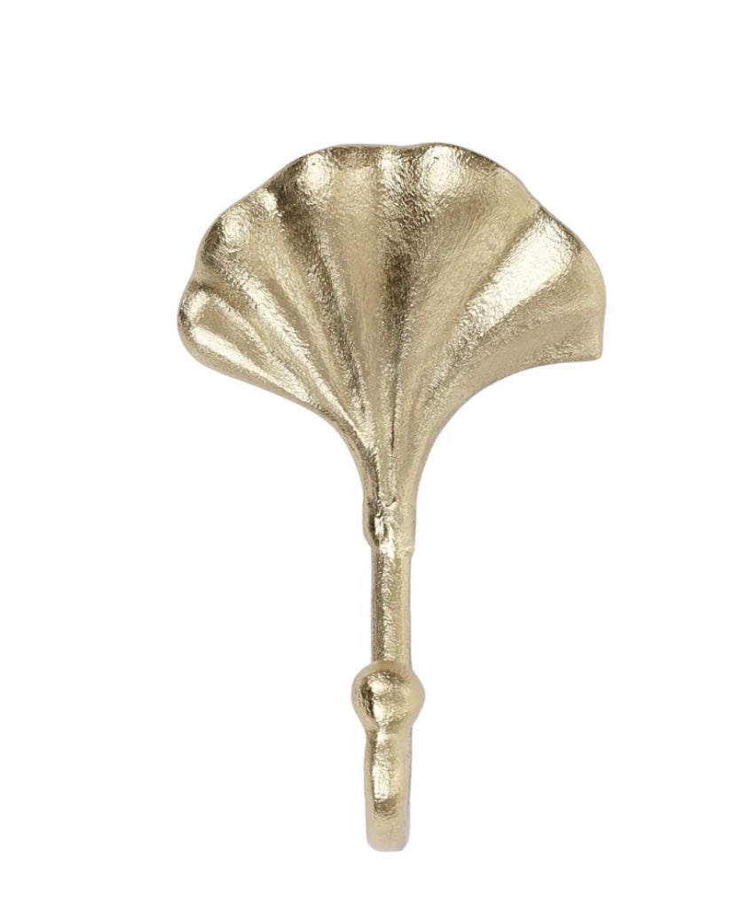 CLAM METAL WALL HOOK - Gold
