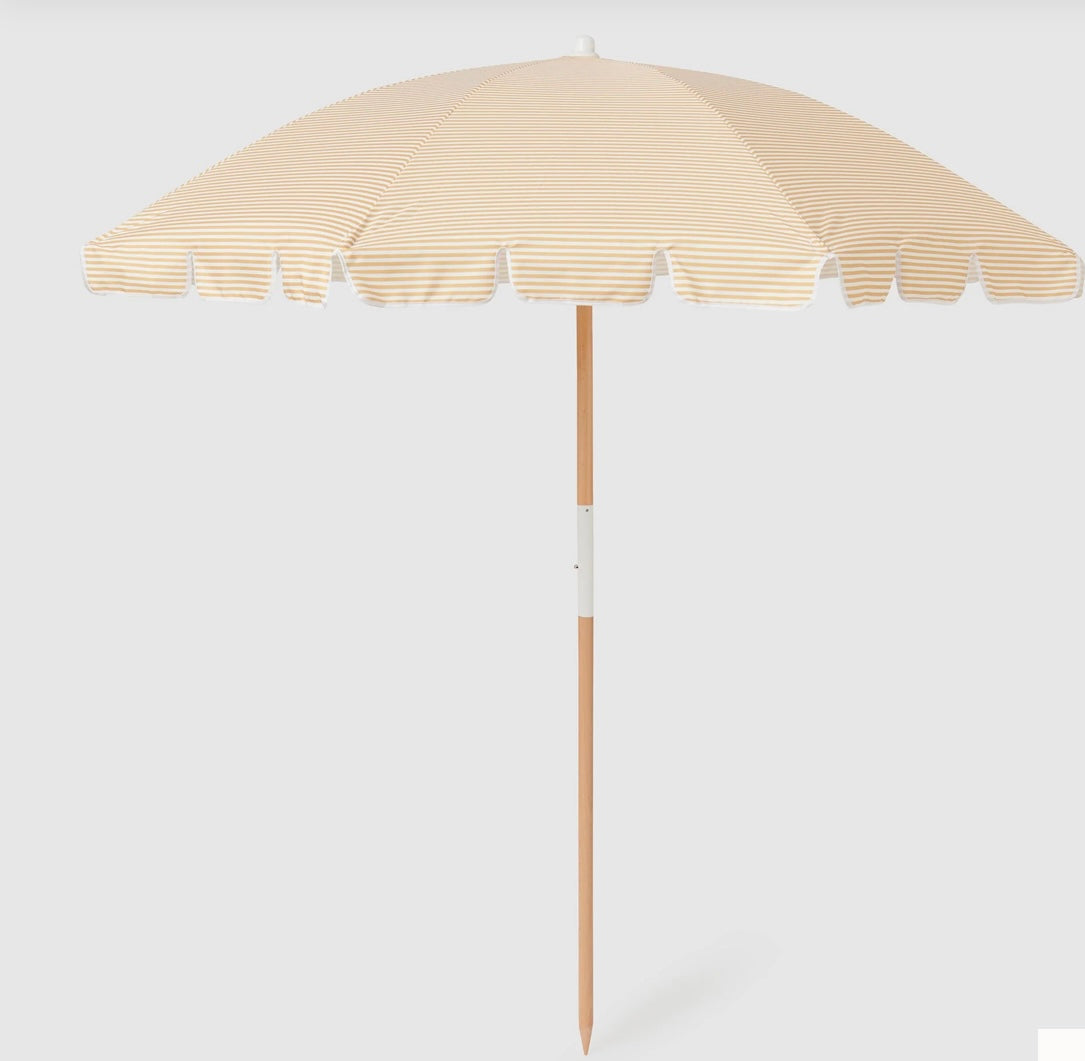 BEACH UMBRELLA- Mango Bay Golden Mustard