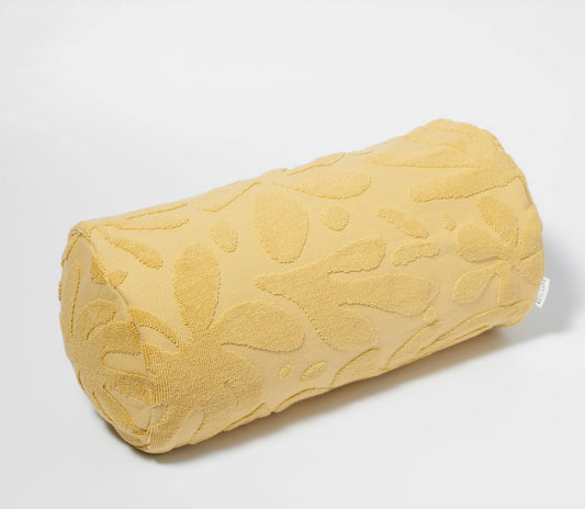 INFLATABLE BEACH PILLOW- Mango Bay Golden Mustard