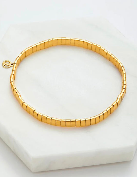 TILE BRACELET- Gold