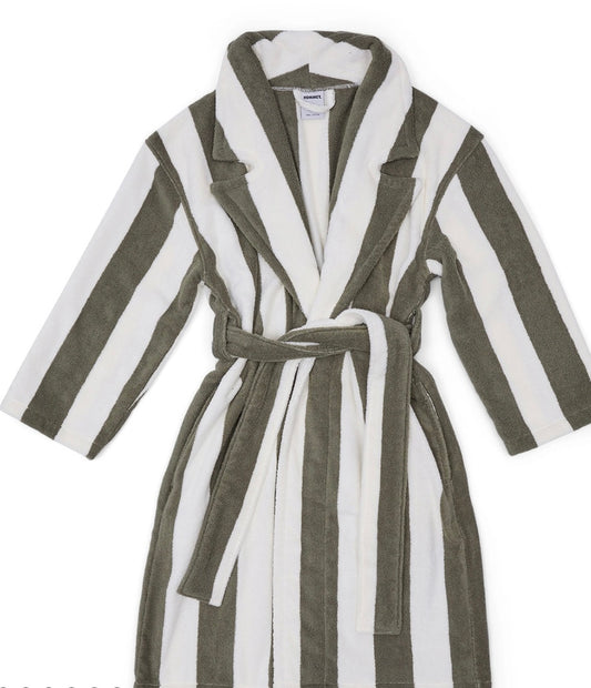 HOMMEY ROBE - Matcha Stripes