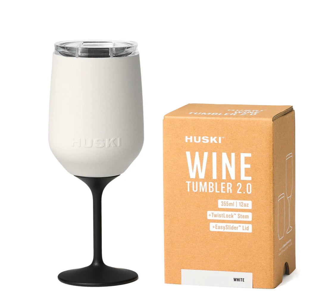 WINE TUMBLER - 2.0 Twist & Lick Stem White