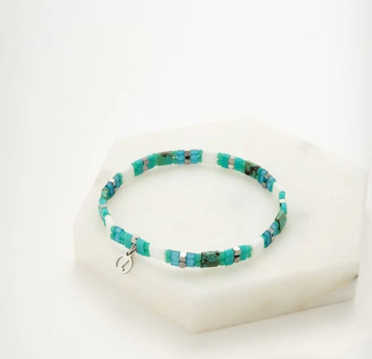 TILE BRACELET- Aqua