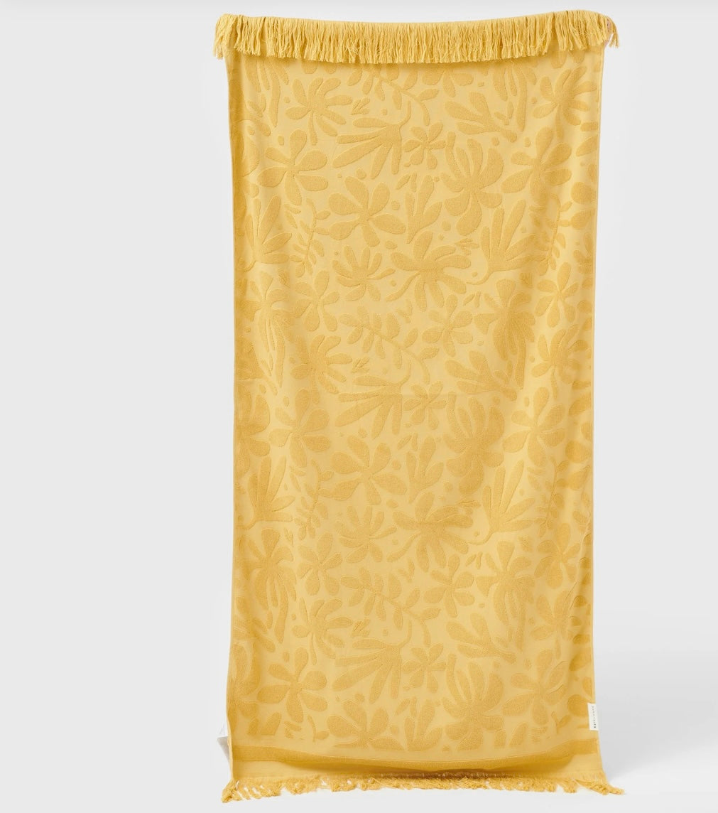 LUXE TOWEL - Mango Bay Golden Mustard