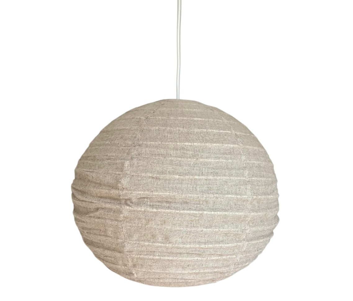 RUND - Linen Light Shade - Natural 50cm