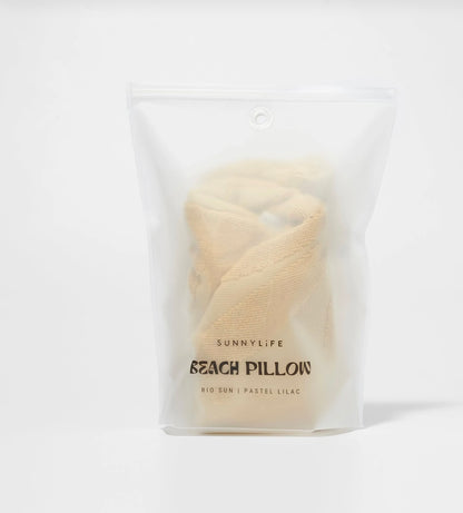 INFLATABLE BEACH PILLOW- Mango Bay Golden Mustard