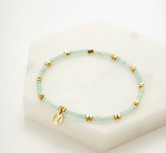 JADE BRACELET- Aqua