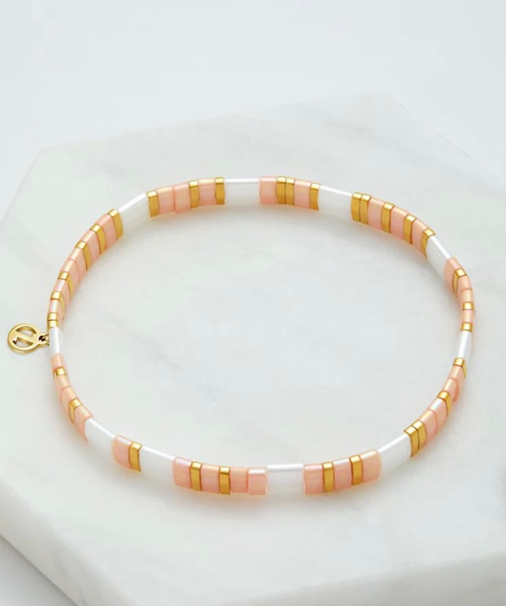 TILE BRACELET- Pink Zafino