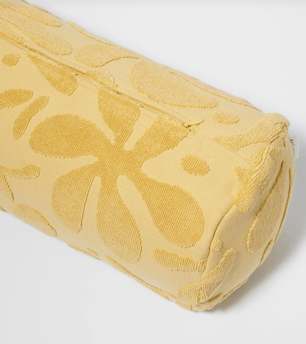 INFLATABLE BEACH PILLOW- Mango Bay Golden Mustard