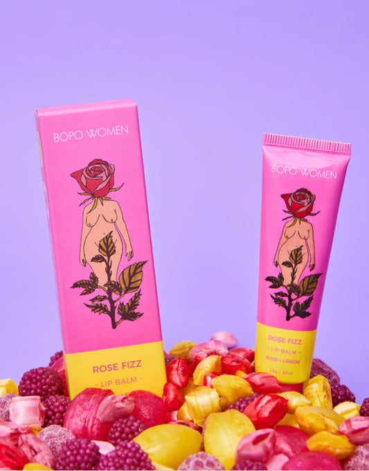 Bopo Women Rose Fizz Lip Balm