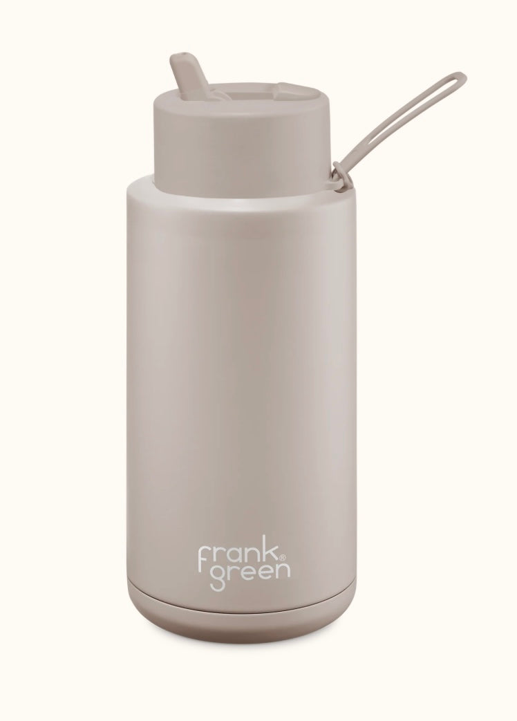 FRANK GREEN- 34oz ceramic reusable bottle- moondust