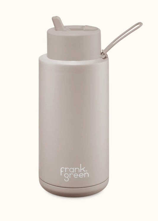 FRANK GREEN- 34oz ceramic reusable bottle- moondust