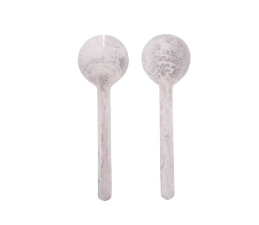 KIP RESIN SALAD SERVERS - set of 2 Nude