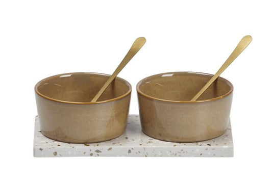 ANTIA 5pc TERRAZZO SERVING SET