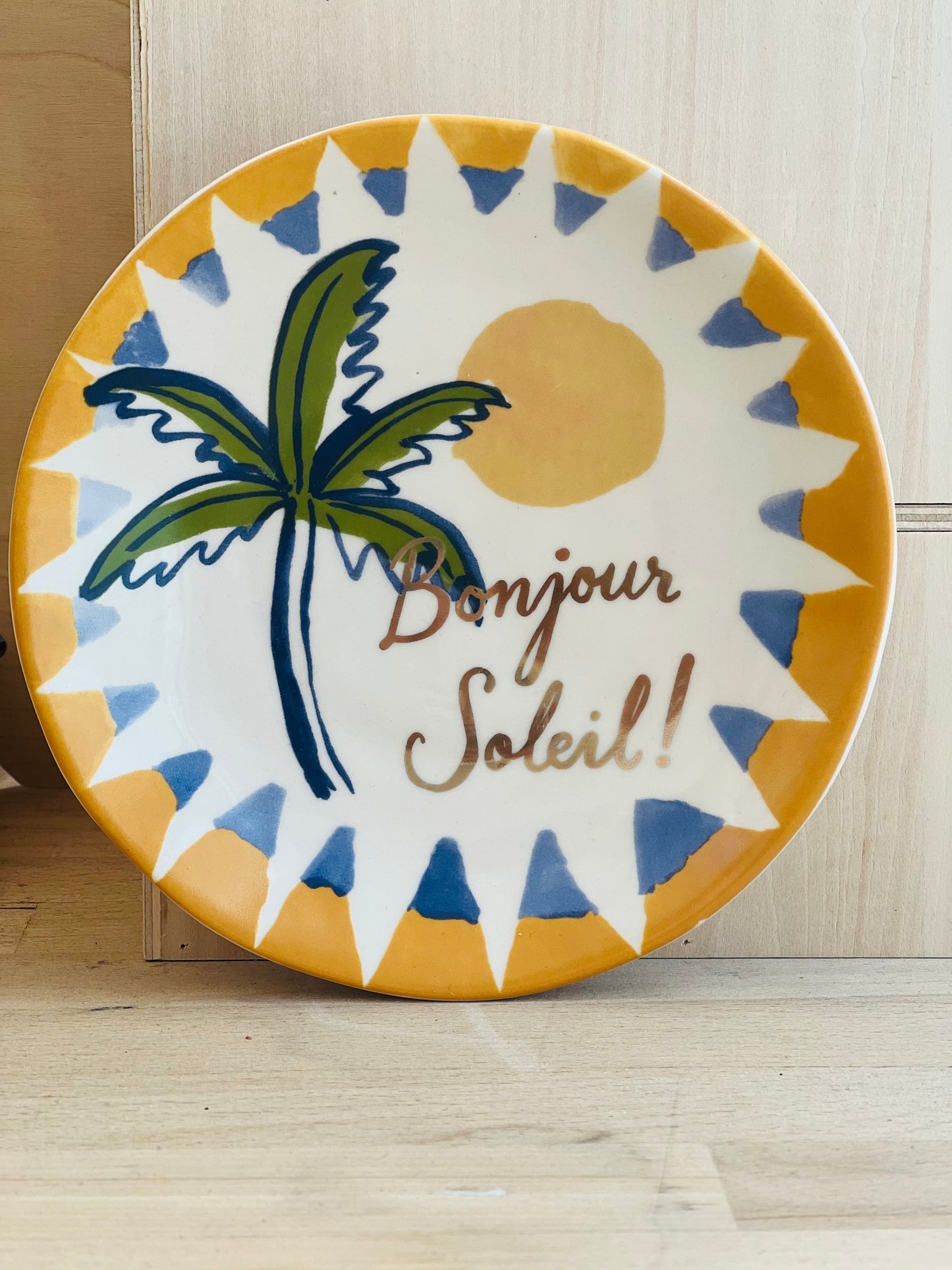 BONJOUR SOLIEL - Ceramic Dish