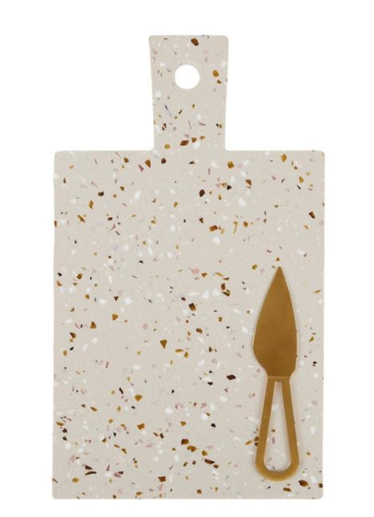 ANTIA 2pc TERRAZZO SERVING PLATTER