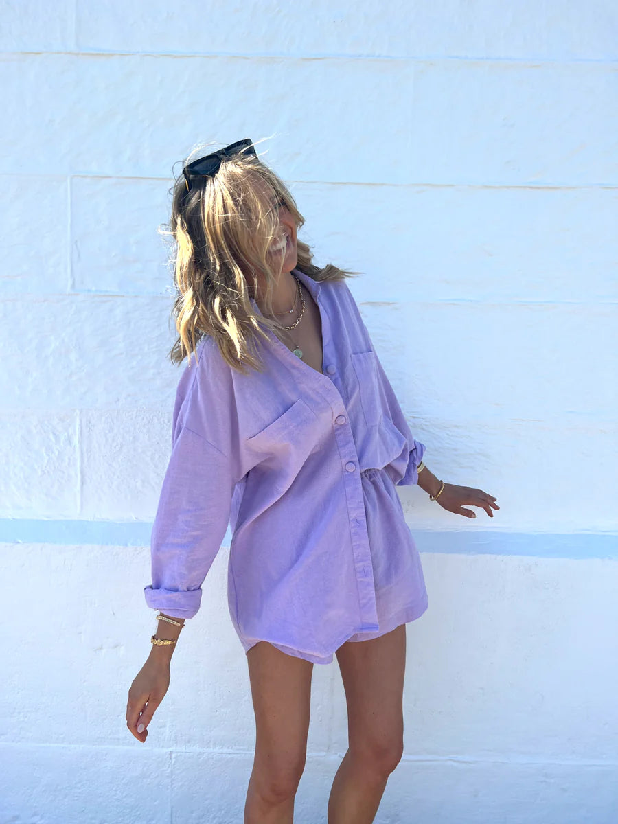 The Flo Shirt - Lilac