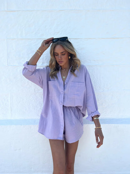 The Flo Shirt - Lilac